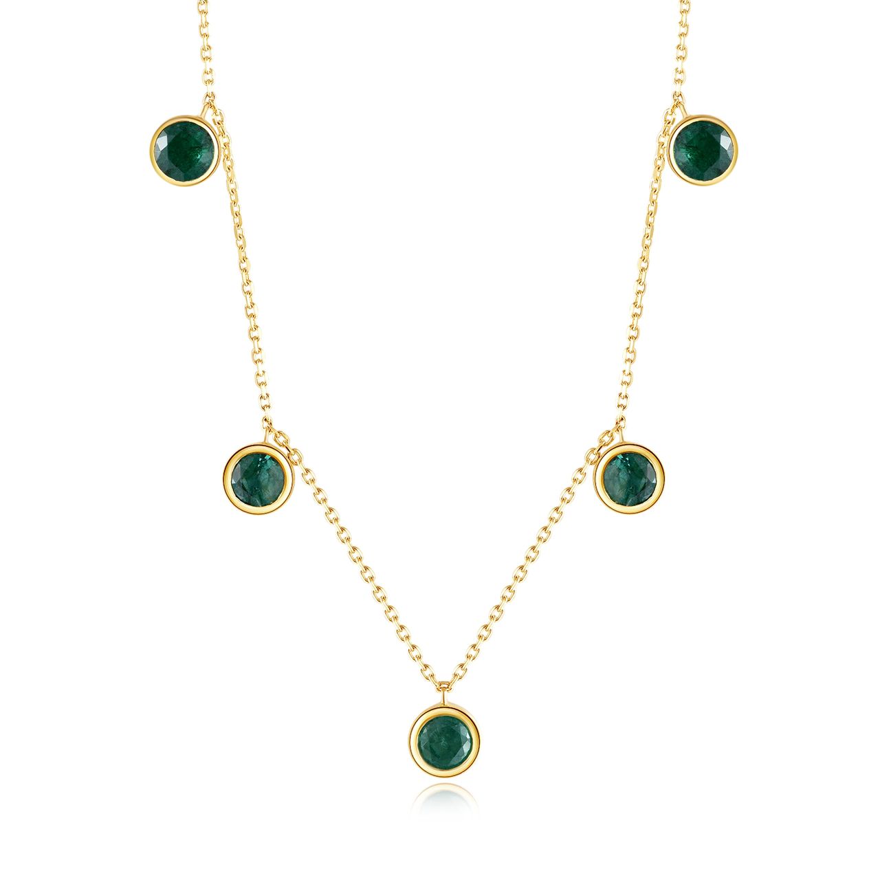 Emerald Drop Necklace