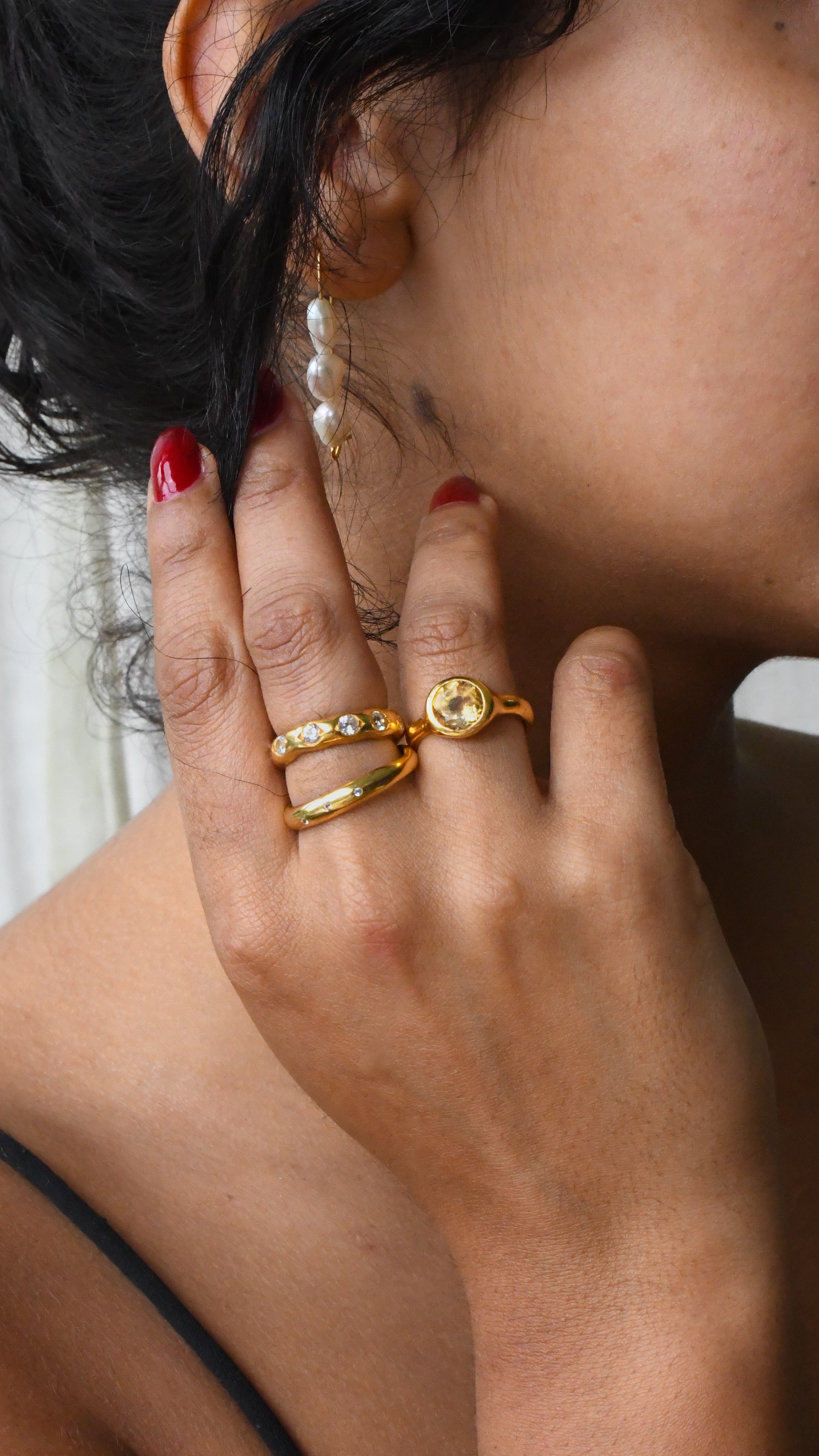 Cleo Ring - 24ct Gold Plated